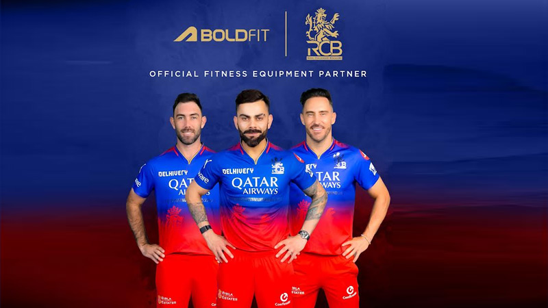 Boldfit signs as the official fitness equipment partner with Royal Challengers Bengaluru