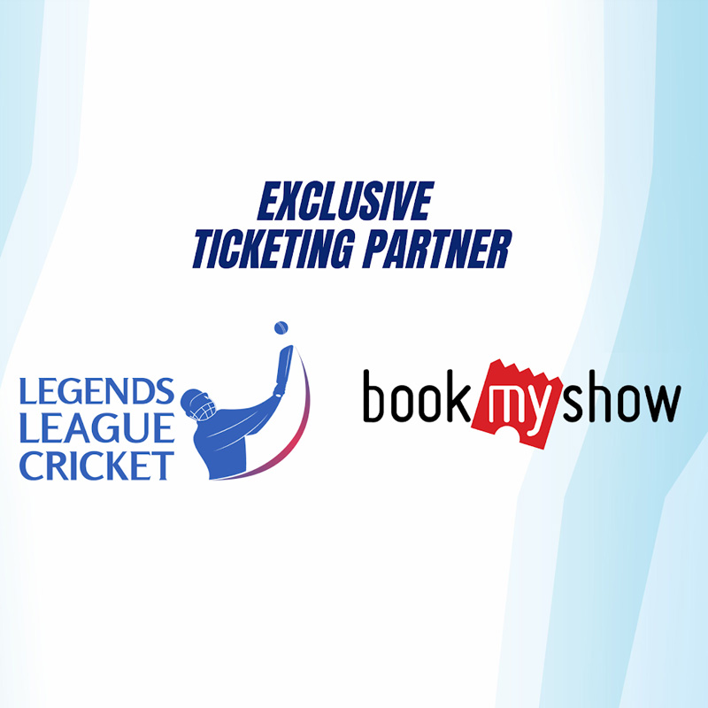 Legends League Cricket appointed BookMyShow as exclusive ticketing partner