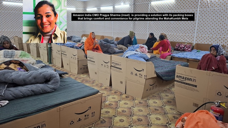 Amazon India boxes it up for 2025 Mahakumbh Mela attendees