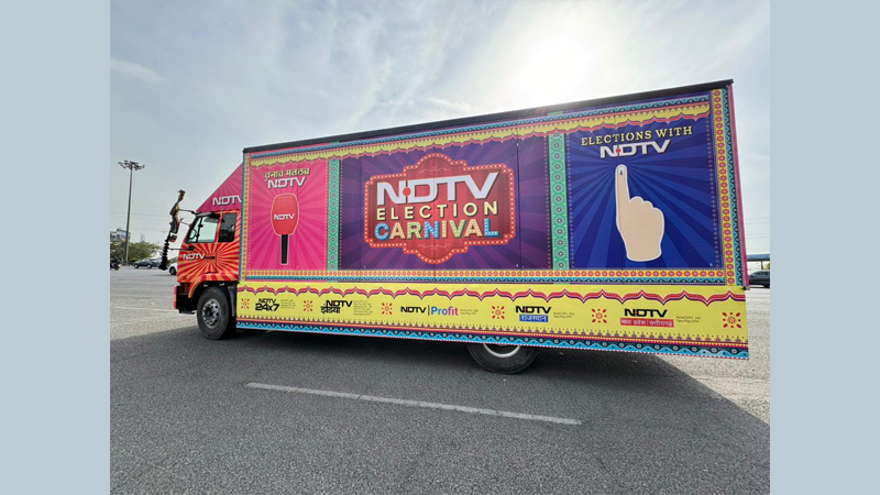 NDTV’s Election Carnival traverses 11,000 Kilometres, across 50 cities, featuring 14 anchors