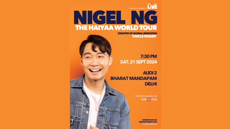 BookMyShow Live brings Nigel Ng’s Haiyaa World Tour to India