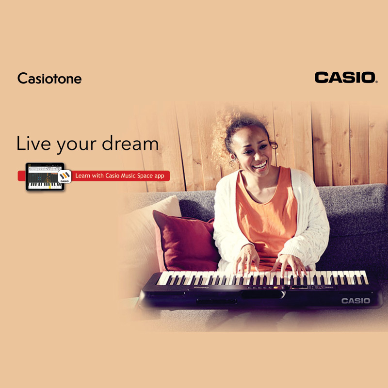 Casio India launches its new brand campaign #LiveYourDream for the Casiotone range of keyboards