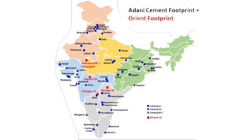Adani acquires Orient Cement for Rs 8,100 crore to boost cement capacity