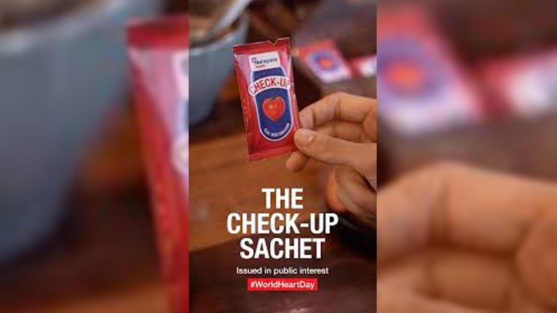 Narayana Health’s World Heart Day campaign turns ketchup sachets into health nudges