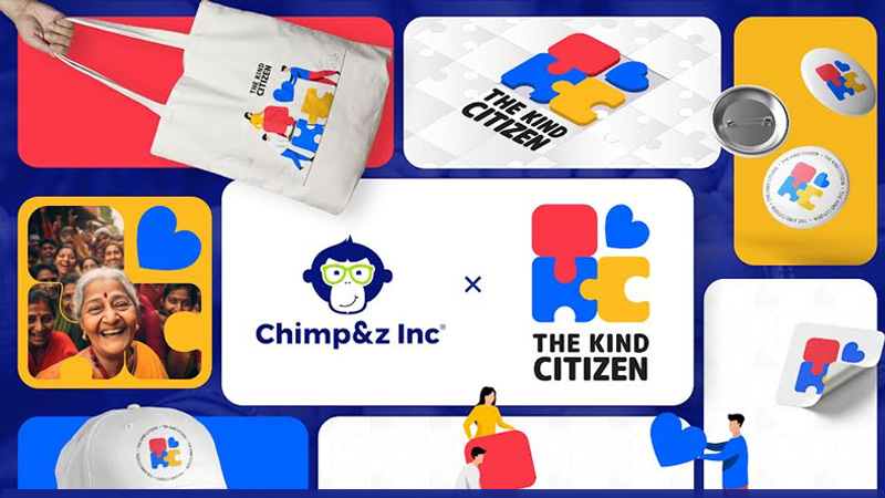 The Kind Citizen announces new brand identity created by Chimp&z Inc