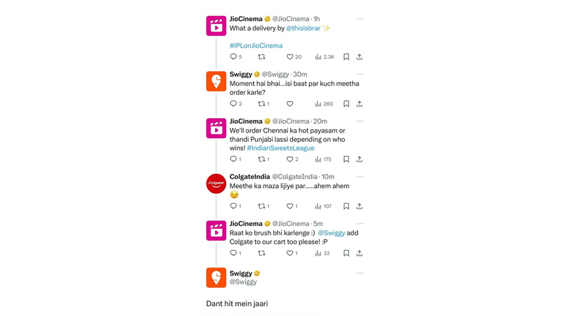 Colgate-Palmolive India, Jio & Swiggy make the most of the IPL frenzy