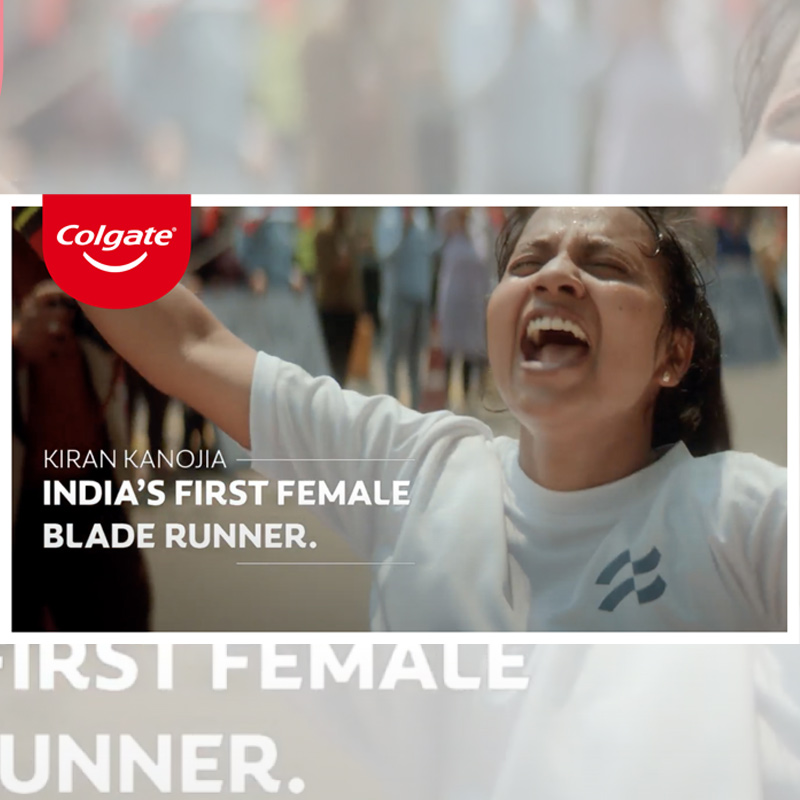 Colgate partners with India’s first female blade runner Kiran Kanojia