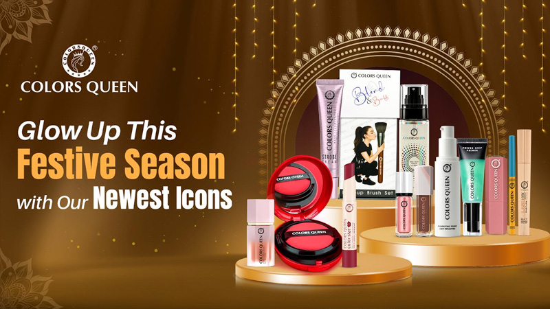 Colors Queen unveils festive glow collection