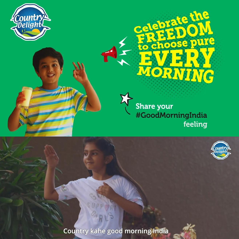 Country Delight says ‘Good Morning India’ with new catchy anthem