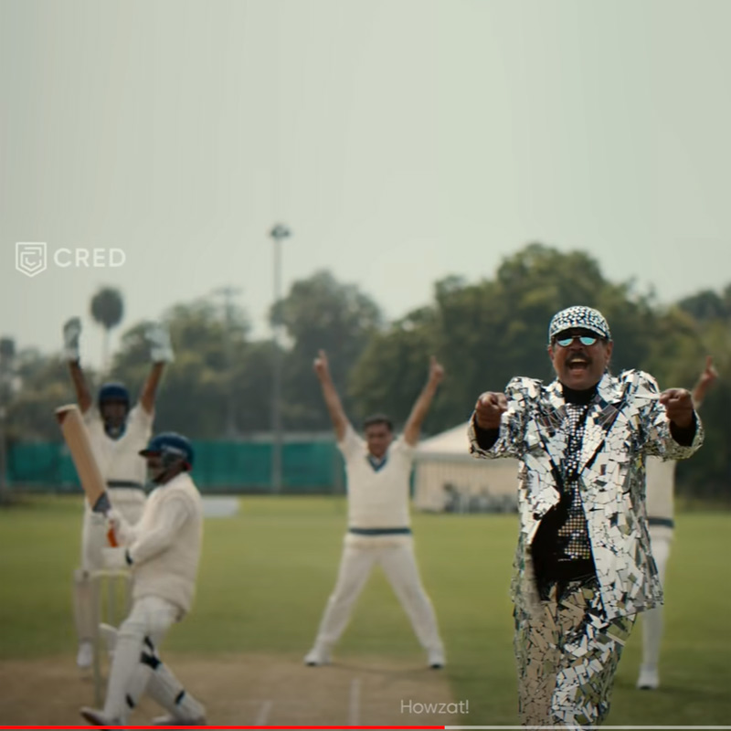 In a role reversal, Kapil Dev does a Ranveer Singh for Cred