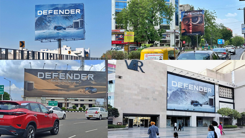 Defender storms India’s streets with Laqshya’s OOH campaign built on grit, gear, and grand visuals