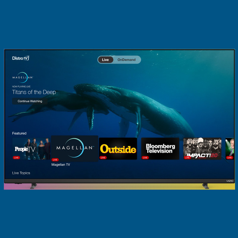 DistroTV expands distribution, now streaming free on VIZIO Smart TVs