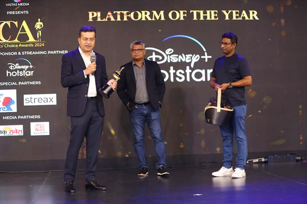 Disney+ Hotstar wins the ‘Best OTT Platform of the Year’ at Sixth Critics’ Choice Awards 2024