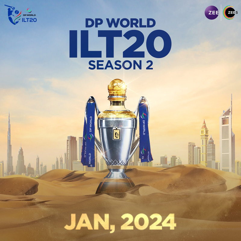 DP World ILT20 Season 2 to air LIVE on ZEE’s linear channels & OTT platform ZEE5 from Jan 2024