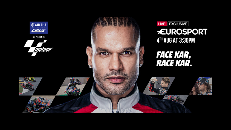 Eurosport India announces Shikhar Dhawan as MotoGP brand ambassador