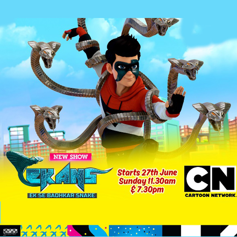 Cartoon Network to introduce new tech-savvy superhero Ekans on 27 June