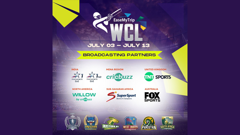 WCL goes super big in broadcasting with Star Sports in India