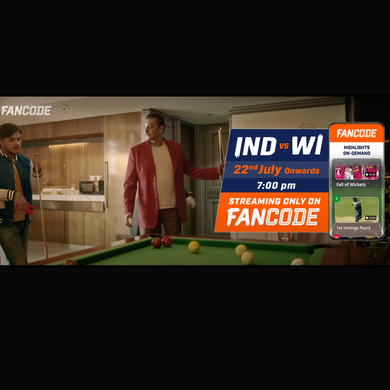 Ravi Shastri brings forth FanCode’s ‘fan-first’ proposition in its new campaign for the India tour of West Indies
