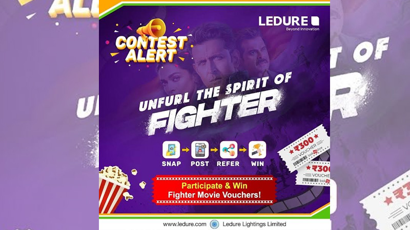 Ledure lightings limited associates as media partner with movie “Fighter”