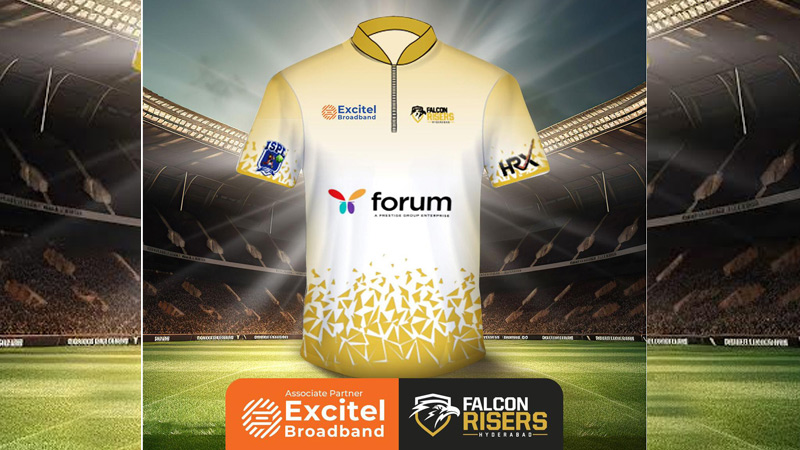 Excitel Broadband is Principal Partner for Falcon Risers Hyderabad for the Indian Street Premier League 2024