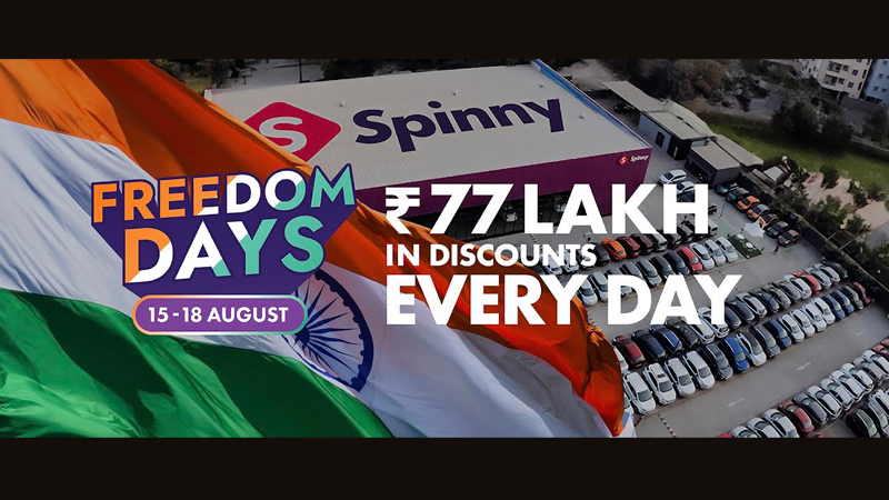 Spinny announces ‘Spinny Freedom Days’
