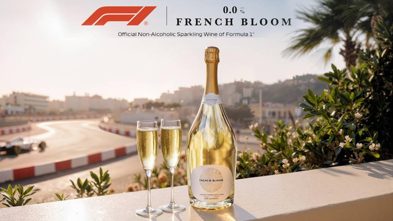 French Bloom races ahead as Formula 1’s first alcohol-free fizz partner