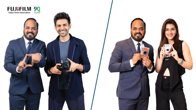FUJIFILM India Instax welcomes Kartik Aaryan and Kriti Sanon as brand ambassadors