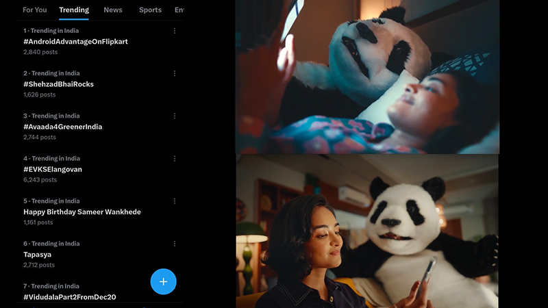 Flipkart’s Sad Panda becomes a viral icon for android advantage campaign