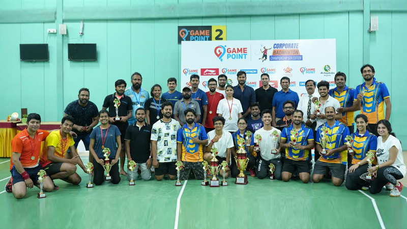Team Infosys crowned champions at Corporate Badminton Championship