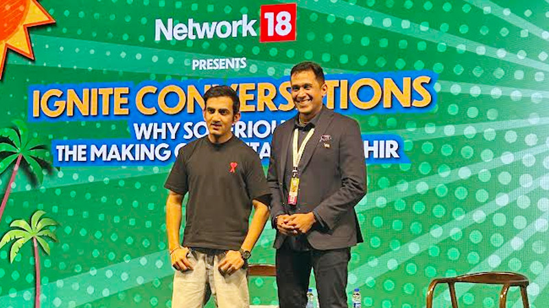 Gautam Gambhir bares it all at Goafest 2025: “Cricket is a part of my life, not my life”