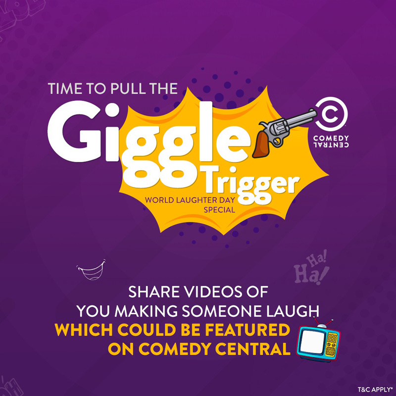 World Laughter Day: Comedy Central spreads cheers with ‘Giggle Trigger’ campaign