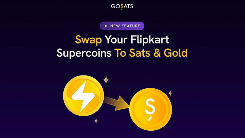Gosats and Flipkart partner to enable supercoins-to-sats swaps