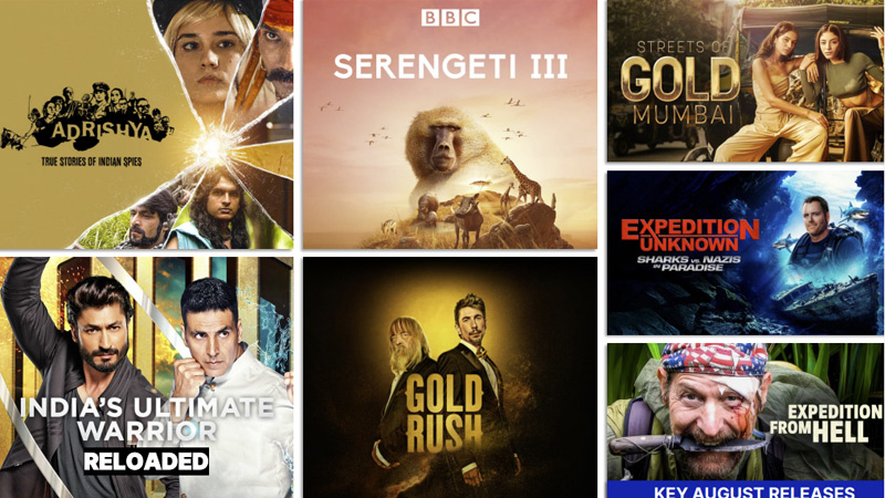 discovery+ unveils its lineup of shows for August