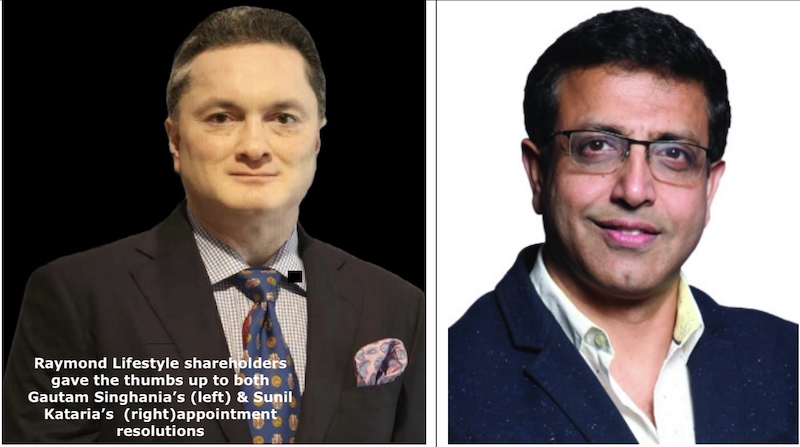 Singhania as chairman & Kataria as MD get nod from Raymond Lifestyle shareholders