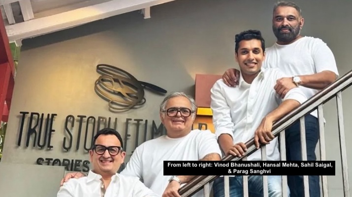 Vinod Bhanushali & Parag Sanghvi invest in Hansal Mehta’s &  Sahil Saigal’s True Story Films