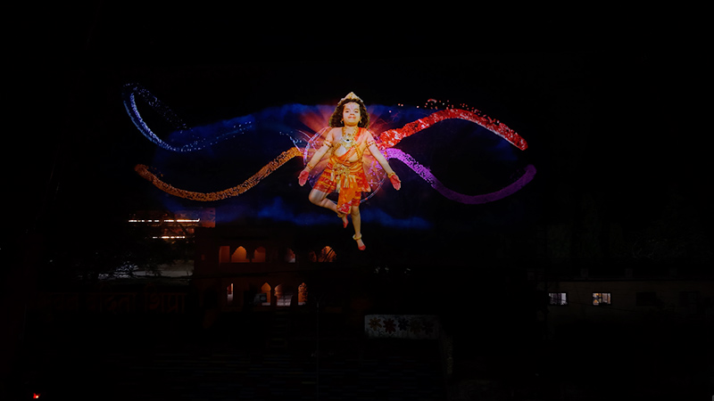 Sony Sab lights up Ujjain’s sky with groundbreaking 3D holographic show