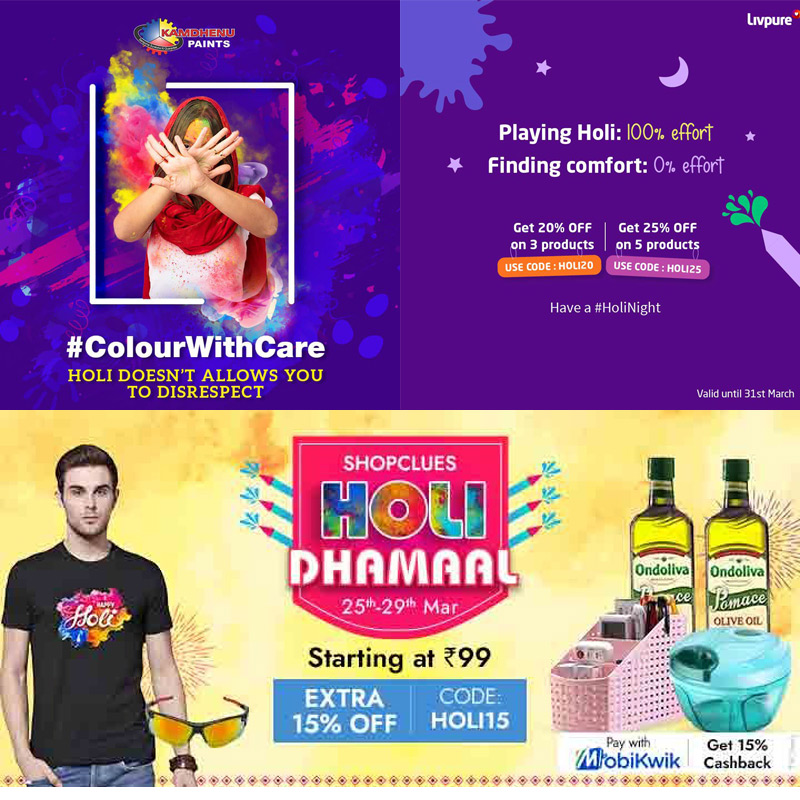 Brands encourage us to ‘colour with care’ this Holi
