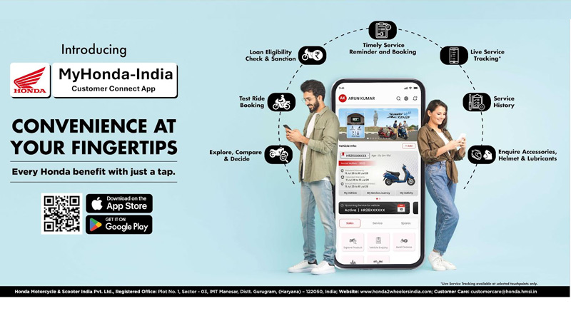 Honda shifts gears with launch of ‘Myhonda-India’ all-in-one mobile app