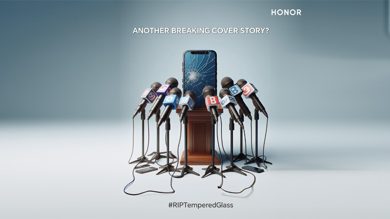 Honor X9b #RIPTemperedGlass campaign reshapes smartphone durability