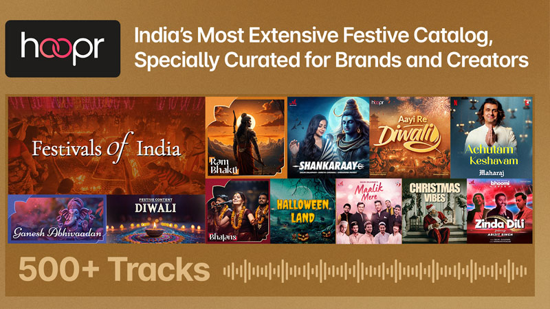 Hoopr Unveils India’s biggest festive music catalogue