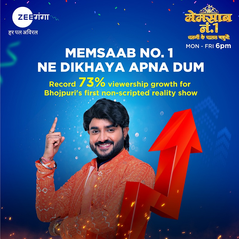 ‘Memsaab No 1’ season 10 put Zee Ganga in pole position