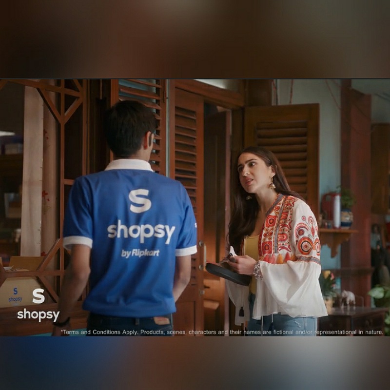 Sara Ali Khan is taken by surprise in Flipkart Shopsy’s new TVC