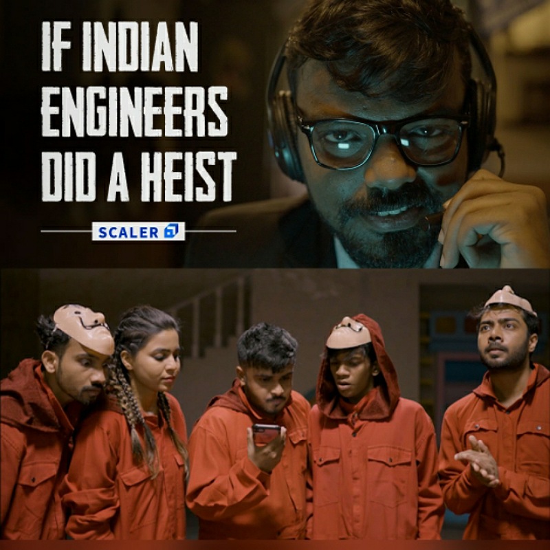 Monk Entertainment executes ‘Money Heist’ with latest campaign for Scaler Academy