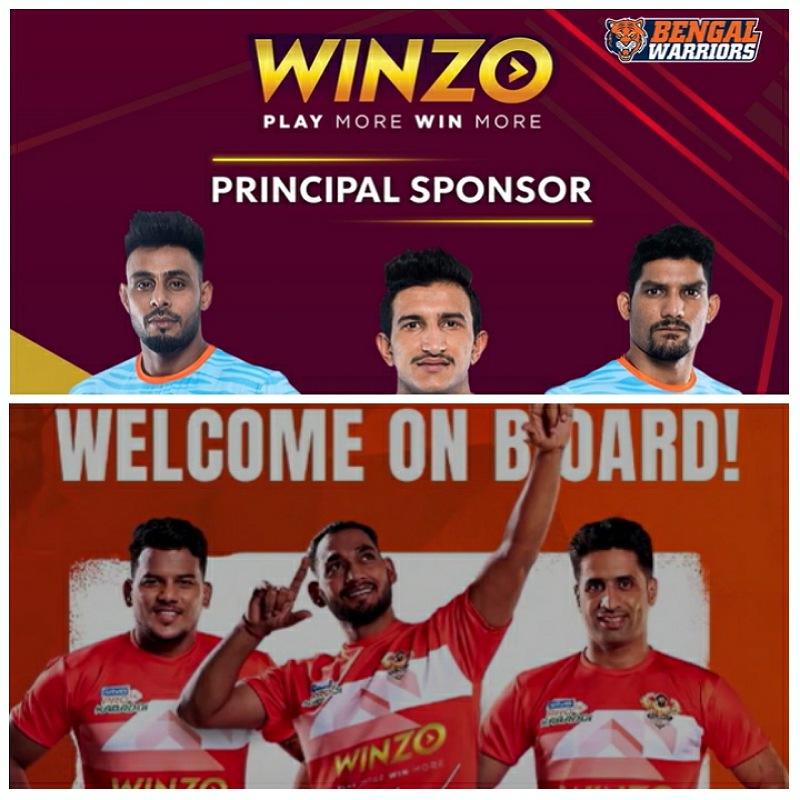WinZO inks principal sponsorship deal with two PKL teams