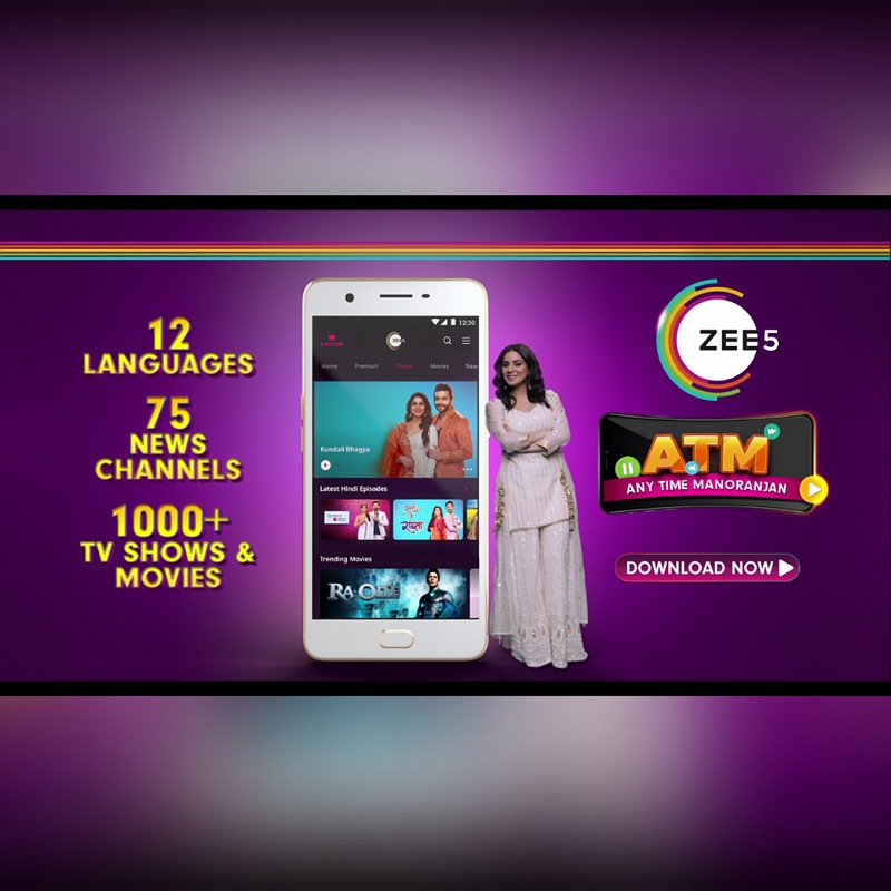 Zee5’s ‘ATM’ promises content anytime, anywhere in one’s language of choice