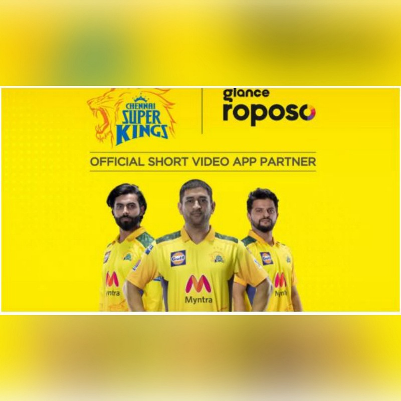 IPL 2021: Short video app Roposo & Glance partner with CSK