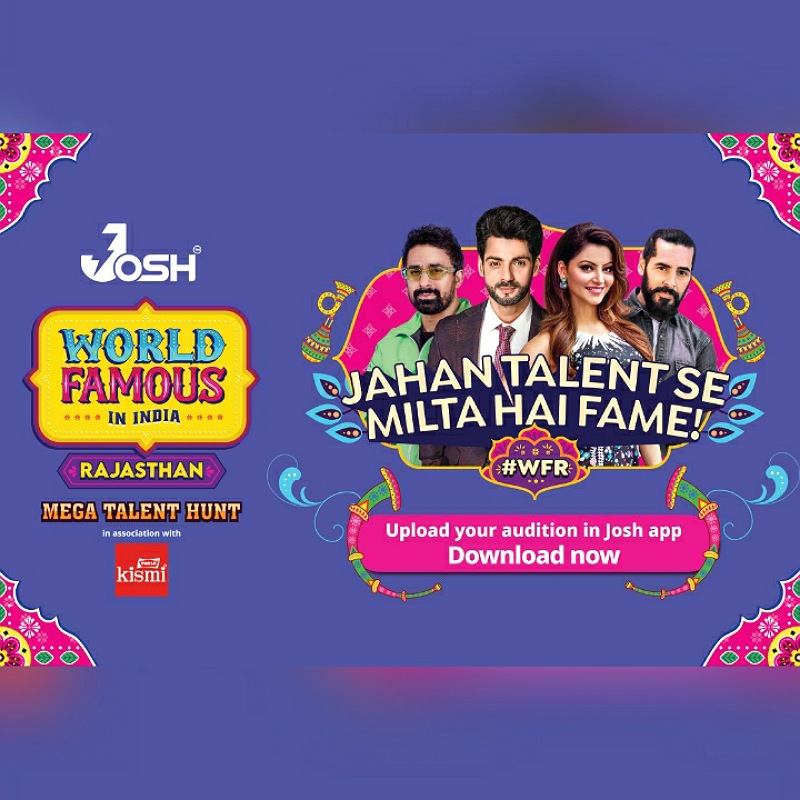 Josh Studios’ ‘World Famous’ talent hunt heads to Rajasthan
