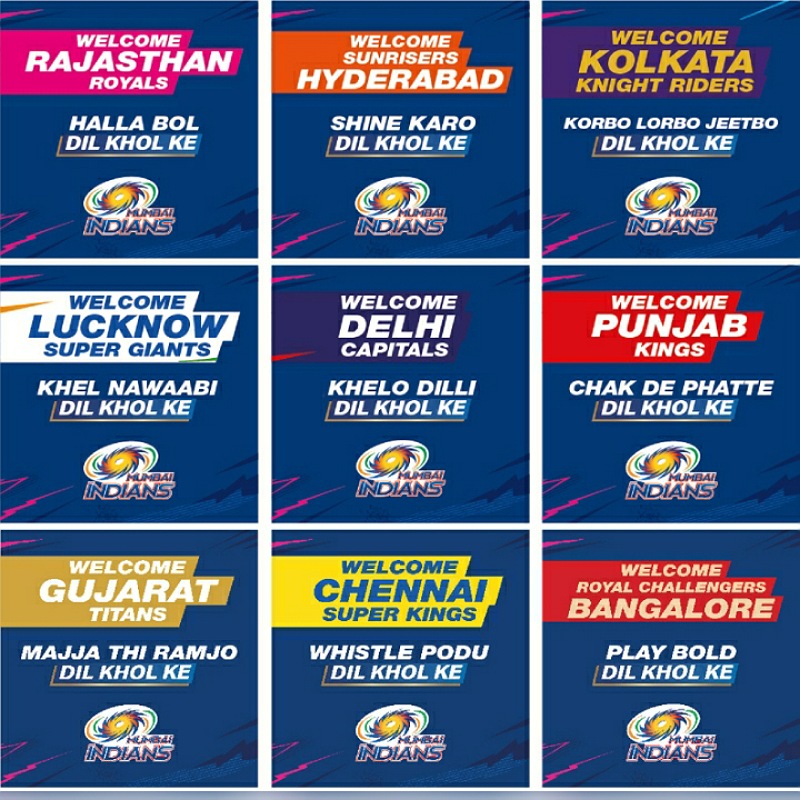 Mumbai Indians ‘DilKholKe welcome nine IPL franchises