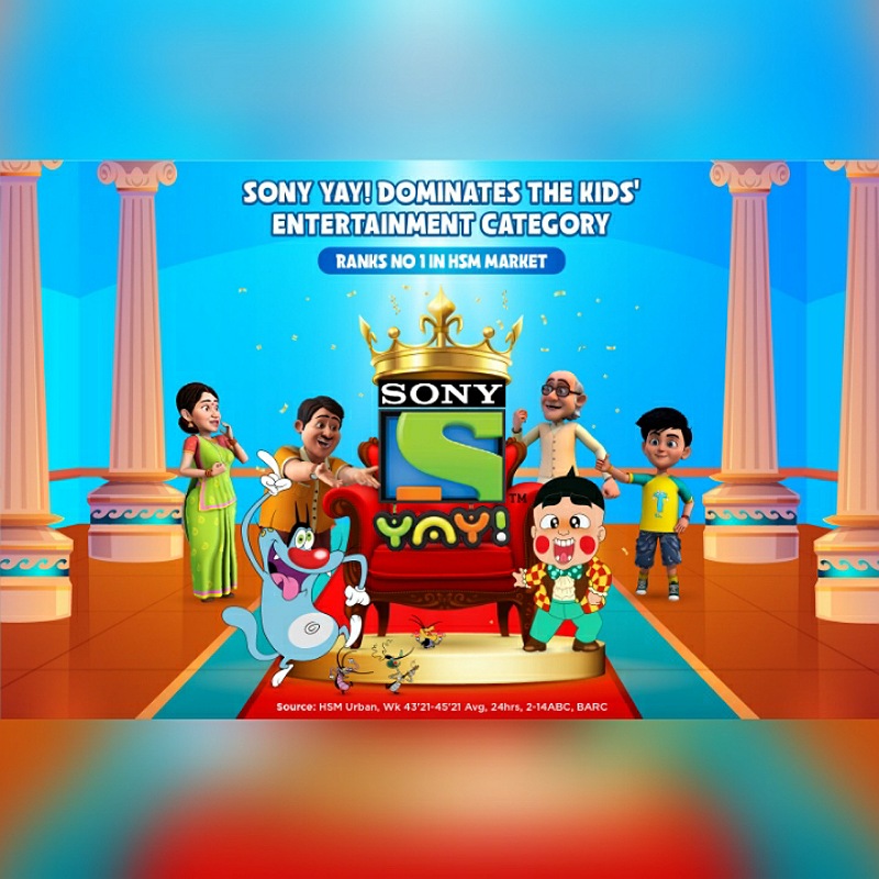Sony Yay! leads ratings on kids’ genre during festive period