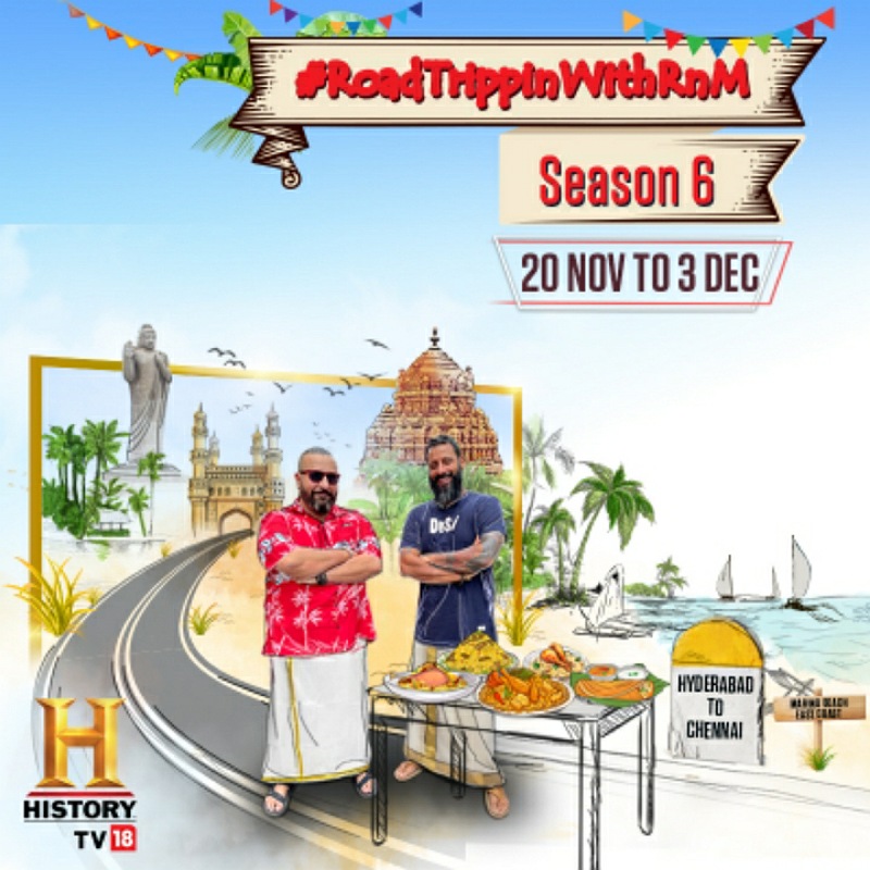 HistoryTV18’s ‘#RoadTrippinWithRnM’ S6 premieres 20 Nov